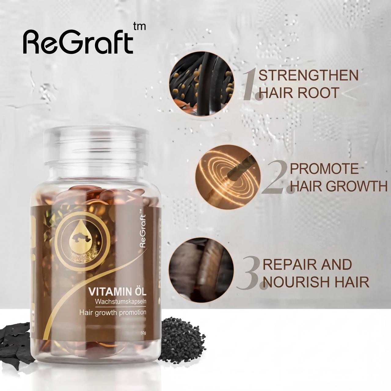 Ginger Hair Growth Capsules for Repair
