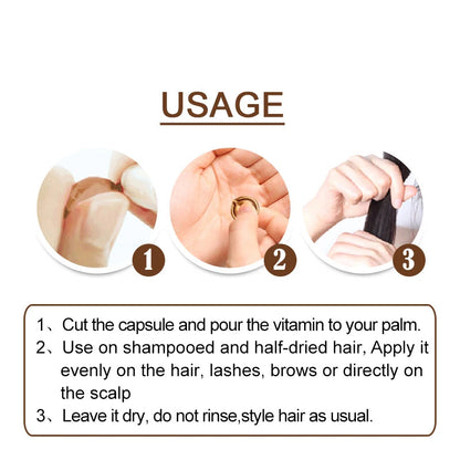 Ginger Hair Growth Capsules for Repair