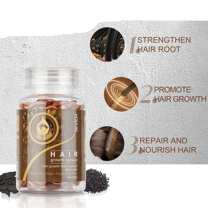 Ginger Hair Growth Capsules for Repair