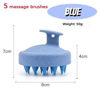 Silicone Scalp Massage Shampoo Brush