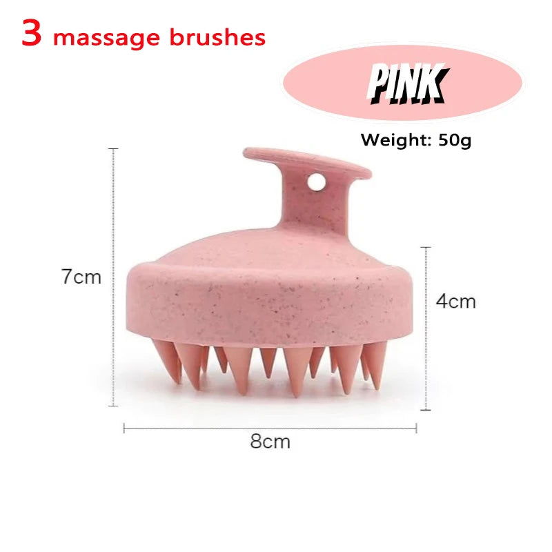 Silicone Scalp Massage Shampoo Brush
