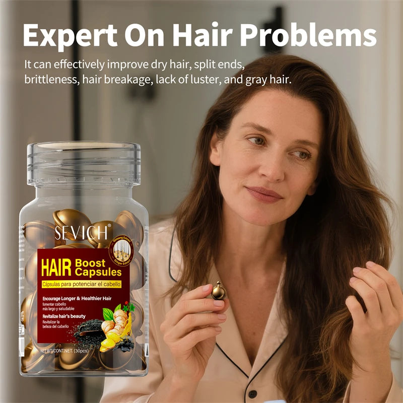 Ginger Hair Growth Capsules for Repair